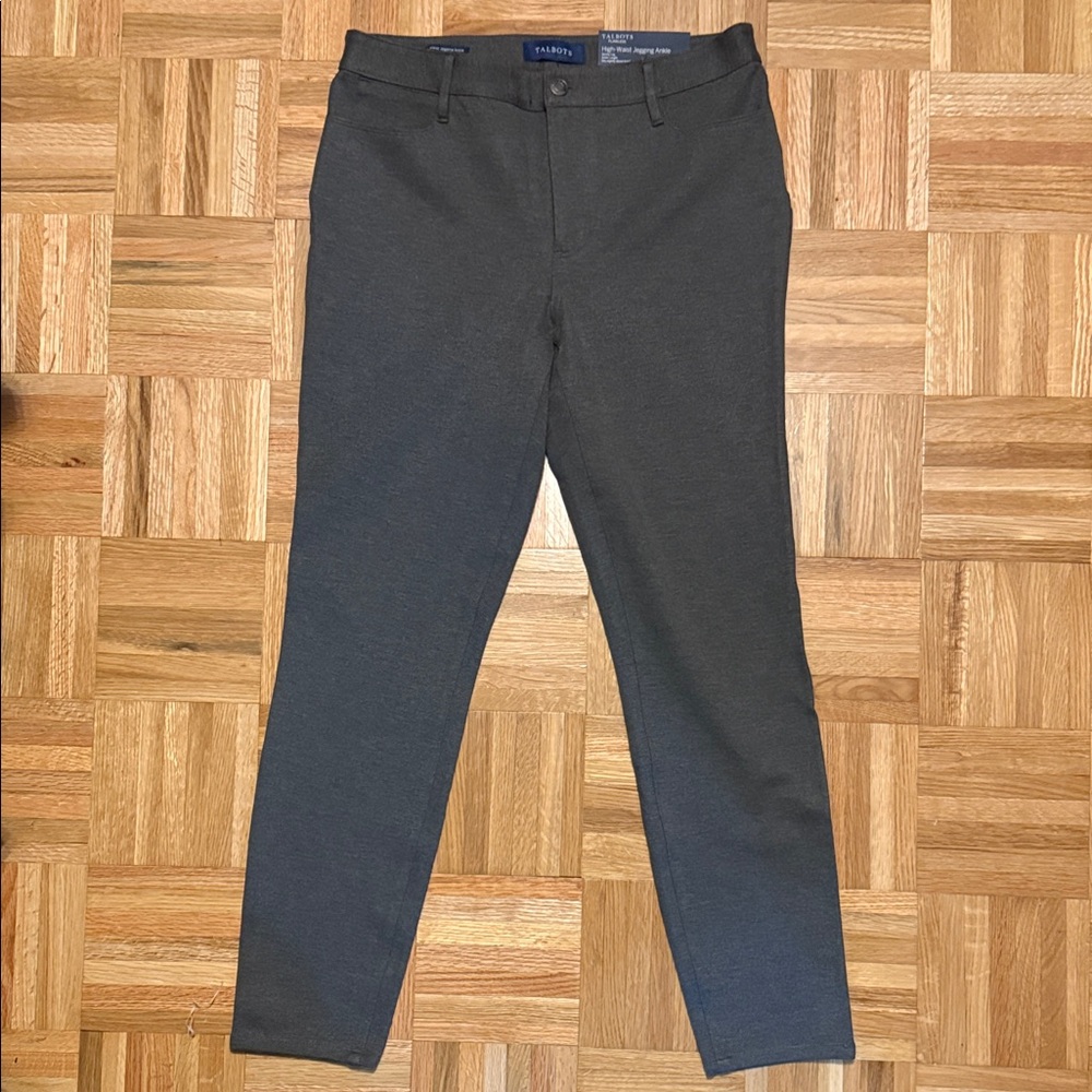 Talbots size 6 high waist jegging ankle gray flawless slimming